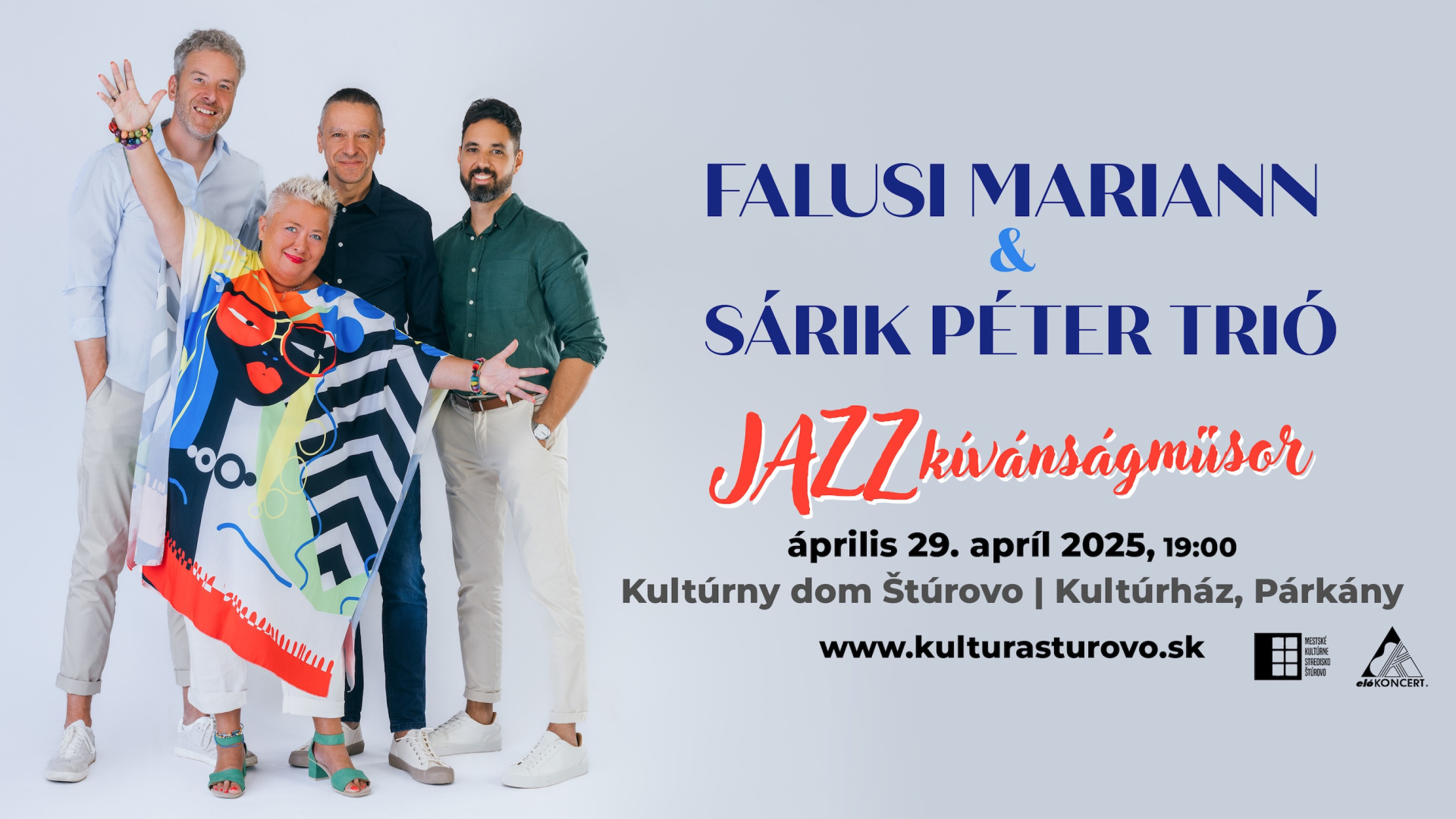FALUSI MARIANN és a SÁRIK PÉTER TRIÓ